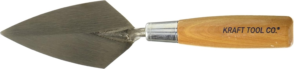 Kraft Tool GG421 Pointing Trowel with Wood Handle, 4-1/2-Inch