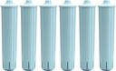 BlueStars PACK OF 6 Coffee Machine Water Filter with Activated Carbon Filter - Compatible with many Jura Espresso Machine models: A1, A9, C5, C60/65, C9, F7, and more