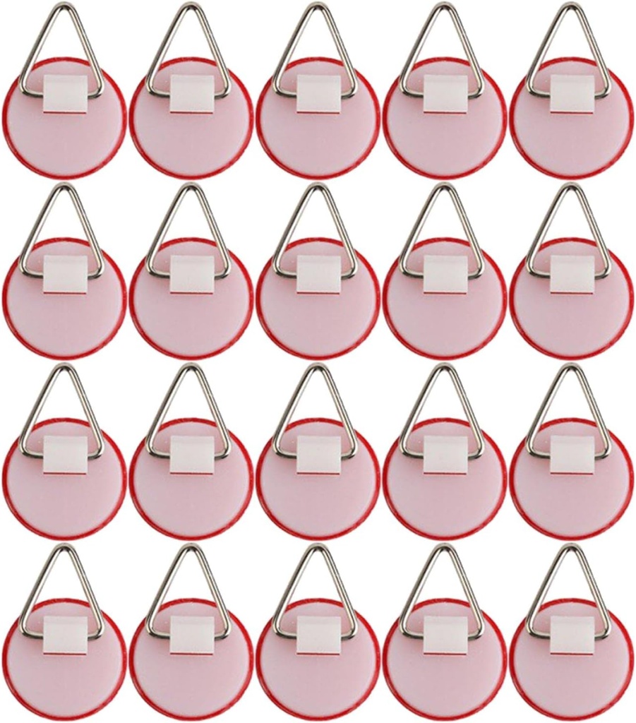 20 Pc Portable Wall Plate Holder Invisible Hanger Set Dish Hooks