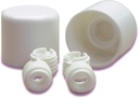 Danco 88877 Universal Twister Toilet Caps, Plastic, White