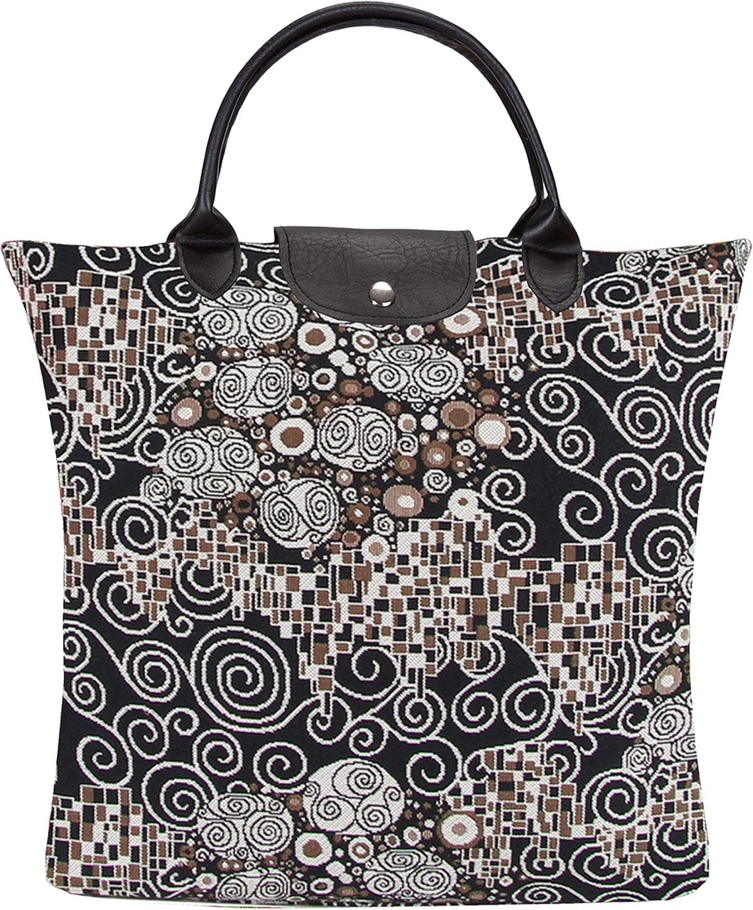 Signare Tapestry Foldable Tote Bag Reusable Shopping Bag Grocery Bag