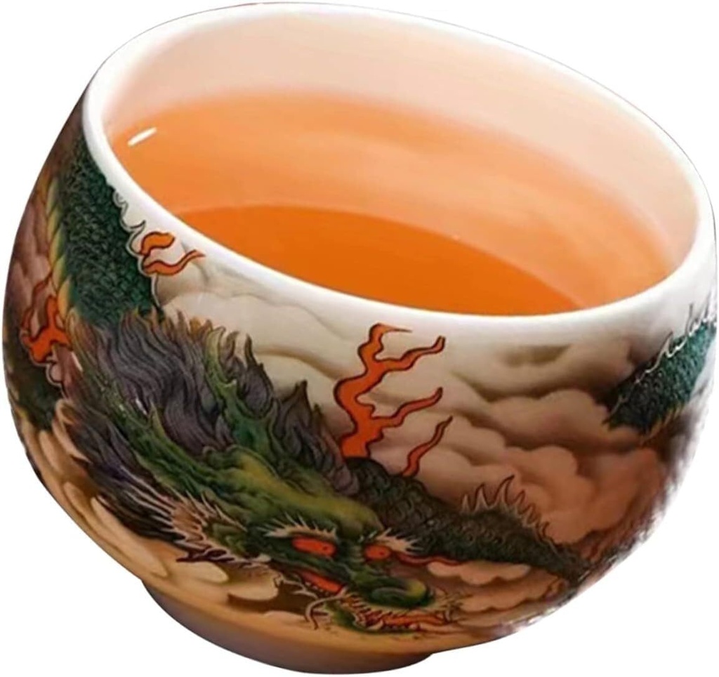 Ceramic mug with lid,chinese tea cup,Ceramics Traditional Tea Cup Household Coffee Cup Water Cup Home Tea Cup Cup Chinese Decor Sake Cups Chinoiserie Decor Tea