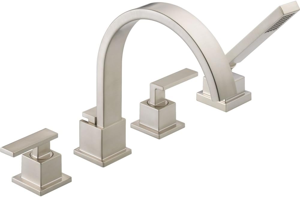 DELTA FAUCET T4753-SS Roman Tub, 3.00 x 12.00 x 17.00 inches, Stainless