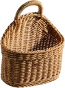 Plastic Bread Basket Wall Hanging Storage Organizer Woven Kitchen Baskets
