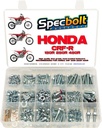 250pc Specbolt Fasteners Brand Bolt Kit fits: Honda CRF150 CRF250 CRF250 Maintenance & Restoration of MX Dirt Bike Fasteners CRF 150 250 450