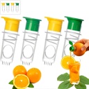 Manual Lemon and Orange Juicer, 4-Pack with Filter and Lid, Portable, BPA-Free, Easy to Clean, Perfect for Kitchen, Cocktails, and BBQ.