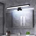 Plug in Bathroom Vanity Light Picture Light LED Vanity Lights for Bathroom with Plug Power Cord & ON/Off Switch 6700K Daylight 28" lP44 Waterproof Matte Black Wall Sconce Living Room Lights