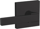 Schlage Custom FC21 NBK 622 COL Northbrook Lever with Collins Trim Hall-Closet and Bed-Bath Lock, Matte Black