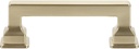 Atlas Homewares Erika Pull 3 Inch (c-c) Warm Brass