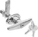 Barn Door T Handle Lock with Key Heavy Duty Security for Sheds Outdoor Gates Garage Doors Ergonomic Design Easy Installation Versatile Locking