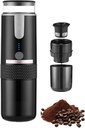 Cocoarm Portable Coffee Maker, Electrical Mini Handheld Cordless Coffee Machine Cordless Type C Rechargeable with 1200mAh Battery for Travel Camping, Driving, Home and Office