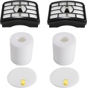2 HEPA Filter + 2 Foam Flet Filter Kit for Shark Rotator Pro Lift-Away NV500 NV501 NV505 NV552 HEPA Filter & Foam Filter Kit, Part # XFH500 & XFF500