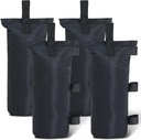 ABCCANOPY Canopy Weights Set of 4-120LBS Sand Bags for Pop up Tent, Weight Bags for Outdoor Gazebo, Trampoline, Pergola, Black (Without Sand)
