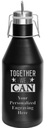 Teamwork Growler, 64 oz Custom Team Stainless Steel Growler, Engraving Included