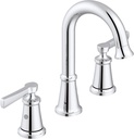 Northerly 2H Widespread Lavatory Faucet w/ 50/50 Touch Down Drain 1.2gpm Chrome