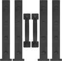 Magnetic Decorative Garage Door Hinges Hardware Kit Attractive Curb Appeal Faux Hinges Handles Decor Hardware 1 Carriage Door Accents 4 Hinges + 2 Handles Black