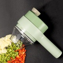 4-In-1Electric Chopper Mini, Handheld Food Processor Multifunctional Food Chopper, Type-C Rechargeable Flesh Blender, for Ginger, Chili, Fruit, Meat, etc