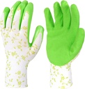 Gardening Gloves for Women Thorn Proof, Ladies Garden Gloves, Breathable Rubber Coated Yard Work Gloves