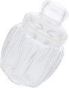 OUNONA Clear Storage Jar with Airtight Lid Transparent Container for Candy Cookies Dried Fruits and Bulk Foods Versatile Kitchen Organizer for Efficient Space Saving