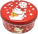 GLEAVI 1pc Box Tin Box Storage Organizer Cookie Tin s Cookie Containers Treat Canister Containers Iron Storage Container Travel Christmas Biscuit