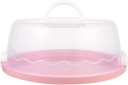 1Pc Portable Cake Reusable Cake Box with Cover Multipurpose Holder for Birthday and Party for Storing and Transporting
