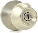 Safe Lock by Kwikset Regina Knob Privacy Lock Satin Nickel
