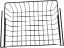 Stainless Steel under Shelf Organizer Basket Compact Hanging Storage Rack for Cupboard Cabinet and Desk Small Wire Basket for Kitchen Bathroom and Office Use