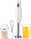 Stainless Steel Hand Blender 150W Immersion Blender Handheld 15000 RPM Baby Food Electric Mixing Stick For Soup, Baby Food, Juices, Milkshake, Smoothie (Color : A)