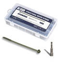 Structural Wood Screws 8 Inch,50-PCS #14 x 8 Heavy Duty Timber Screws, Rust Resistant, Washer Head, Green Coated Exterior Wood/Lag/Timber Screws Hex Socket Included