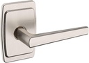 Baldwin L024.Pass L024 Passage Door Lever Set with R046 Rose from The Estate Collection - Lifetime Satin Nickel