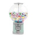 Vending Machine 1 Dollar Coin Gumball Machine Large Capacity 500 x 1.26in Candy Capsule Toy Vending Machine Twister Ball Dispenser for Retail Store, Amusement Park, Game Store (Green)