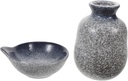Japanese Ceramic Sake Set Bottles Dishwasher Safe Tokkuri Ochoko Cups Porcelain Glasses Heat Resistant Elegant Design