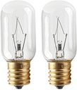 Seentech WB36X10003 Bulb 40W 130V Microwave Light Replacement Part Compatible with General Electric Hotpoint Microwave - 2-Pack
