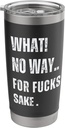 What No Way For Fucks Sake Stainless Steel Insulated Tumbler