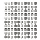 M2.5 x 3mm Stainless Steel Hex Grub Screw Internal Hex Drive Cup Allen Head Socket Point Set Screws for Door Handles100 Pcs