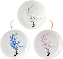 Tea and Sake Ceramic Cup, Japanese Sake Cup with Plum Blossom, Thermochromic Design for Sake and Tea