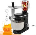 3-in-1 Professional Mixer And Meat Grinder | Juice Mixing Cooking Machine | Blender with Minced Meat and Juice Extraction | Electric Food Mixer with Dough Hook, Whisk And Beater,Black