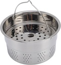 Sanpyl Food Processor Steaming Basket for TM5 TM6, Stainless Steel Steaming Pot, Dishwasher Safe