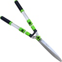 Extendable Hedge Shears - Professional Garden Trimmer with Straight Blade, Adjustable Handle for Borders, Bushes & Pruning, Heavy Duty Bush Cutter & Gardening Scissors