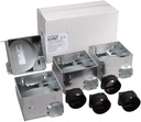 Broan HJ4NT Bath Fan Housing Pack with Mounting Ears for Model 50NT and 80NT (4 Pack)