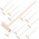 12pcs Mini Sand Rakes Zen Bamboo Garden Drawing Rake Pen Tools for Office Desktop Decor