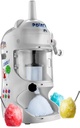 Shaved Ice Machine - Powerful 250W 210lbs/hr Electric Ice Shaver with 1420RMP Blade - Snow Cone Machine Ice Crusher by Great Northern Popcorn (White)