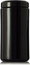 Black Ultraviolet Glass Jar with Lid | 1 Liter 33.8 oz Airtight Smell Proof Container | Wide Neck Herb Storage, Ideal for Coffee, Tea, Spices, Dried Goods, Tall Glass Jar for Kitchen