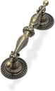 (6 Pack) 2.5" Cabinet Handles Antique Bronze Drawer Pulls Vintage Euro Style,Vintage Dresser Pull Kitchen Furniture Handle Bedroom Bathroom Hardware, Hole Centers:64mm(2-1/2 in)