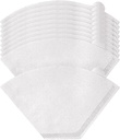 100 Pcs Coffee Paper Filters Large Cone Shaped Coffee Filters Pour Over Coffee Filters Espresso Coffee Maker Filters Drip Coffee Filter Cup White