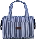 Mozing Lunch Bag Insulated Lunch Bags Reusable Lunch Box for Women Men Lunch Purse Bag Lunch Kit for Work/Outdoor(Stripe)