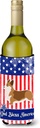 Caroline's Treasures BB3320LITERK USA Patriotic Corgi Wine Bottle Hugger Bottle Cooler Sleeve Hugger Machine Washable Collapsible Insulator Beverage Insulated Holder