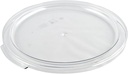 Cambro RFSCWC12135 Polycarbonate Camwear Cover for 12, 18 and 22-Quart Round Storage Container, Clear