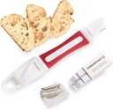 Breadsmart Bread Lame - Bread Scoring Tool - Set of 10 Stainless Steel Blades - Bakers Dough Scorer - Best Sourdough Bread Baking Supplies