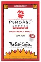 Puroast Low Acid Coffee| French Single Serve Pods | Dark Roast | High Antioxidants & High pH |No Bitter Aftertaste | Reduced Heartburn & GERD Friendly | 24 Count - Compatible with Keurig Brewer